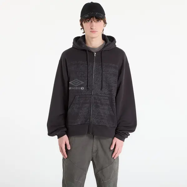 Umbro Суитшърт Umbro by SlamJam Compact Masked Zip Hoodie Washed Black S