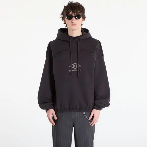 Umbro Суитшърт Umbro by SlamJam Medal Masked Hoodie Strong Wash Black M