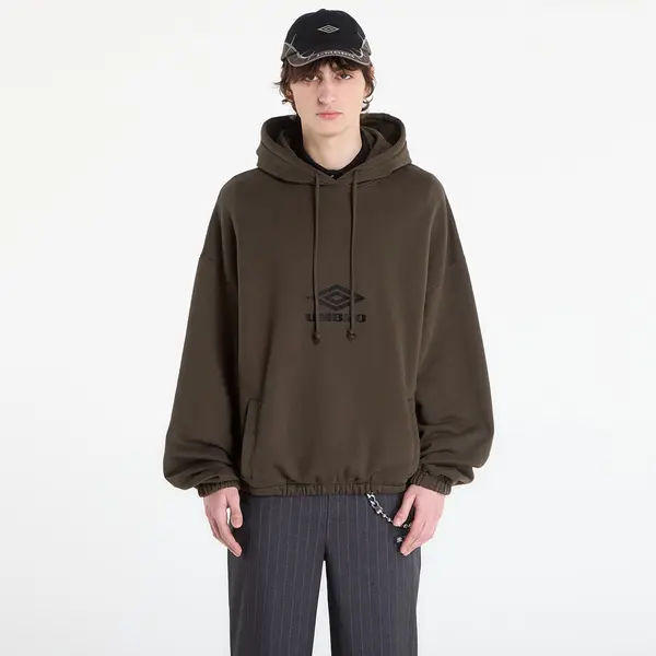 Umbro Суитшърт Umbro by SlamJam Og Logo Mask Hoodie Dark Olive L