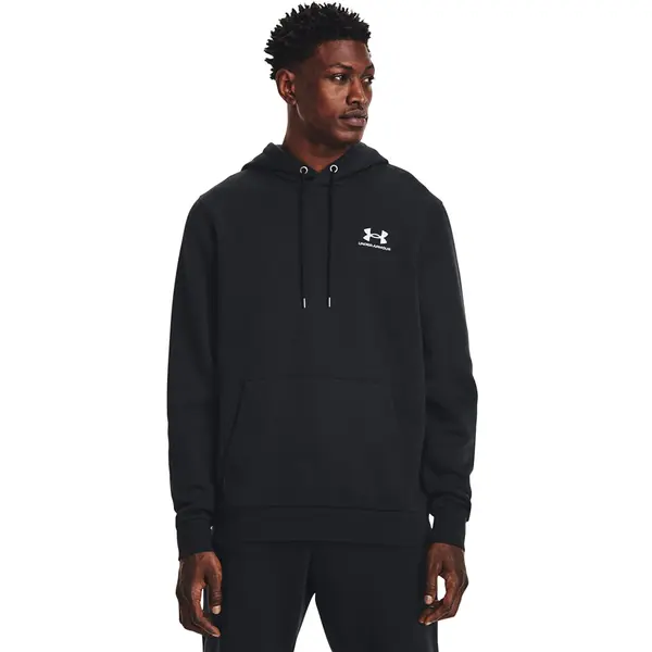Under Armour Суитшърт Under Armour Essential Fleece Hoodie Black/ White S