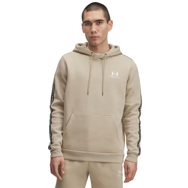 Under Armour Суитшърт Under Armour Icon Fleece Hoodie Taping Brown XXXL