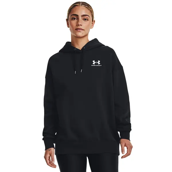 Under Armour Суитшърт Under Armour Icon Fleece OS Hoodie Black/ White XS