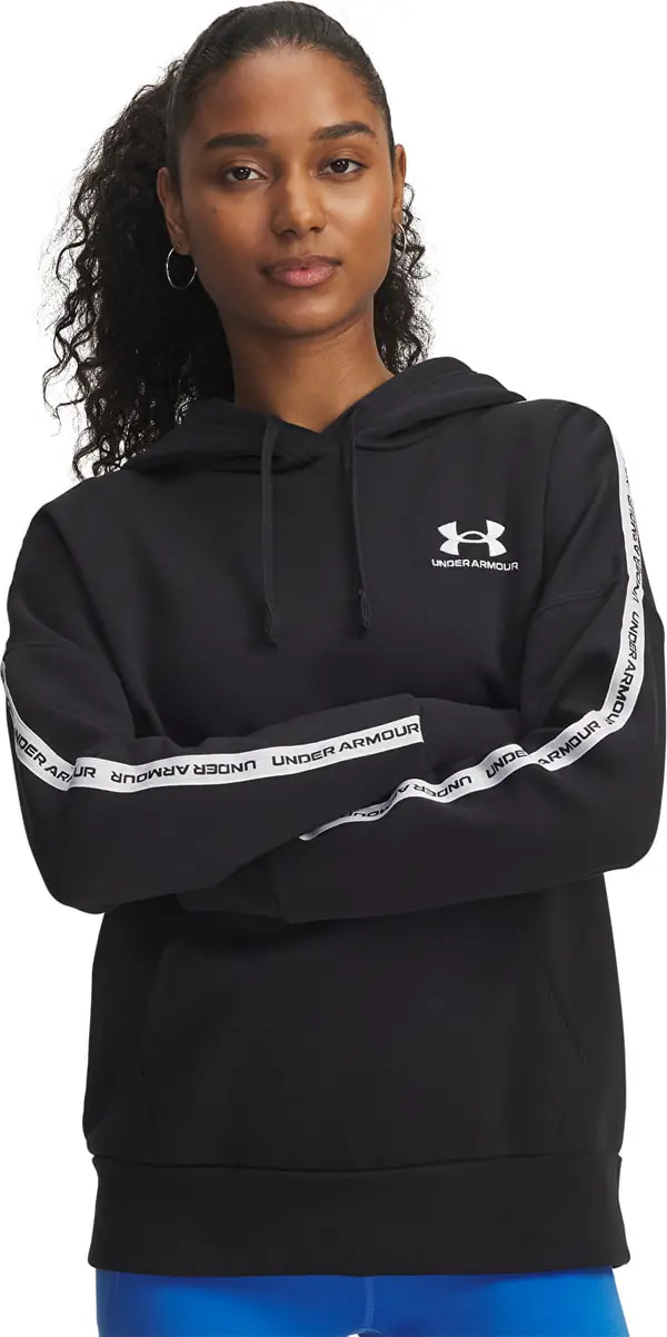 Under Armour Суитшърт Under Armour Icon Fleece Taped Hoodiey Black XS