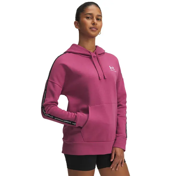 Under Armour Суитшърт Under Armour Icon Fleece Taped Hoodiey Red M