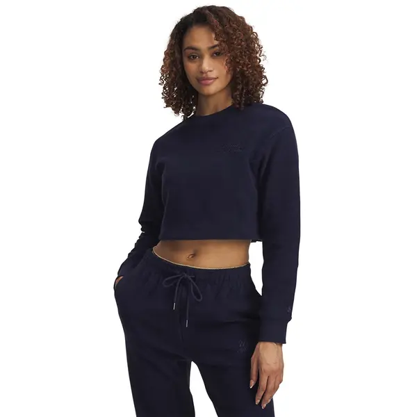 Under Armour Суитшърт Under Armour Icon Terry Varsity Crew Blue S