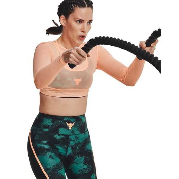 Under Armour Суитшърт Under Armour Pjt Rock Sheer Mesh LS Orange S