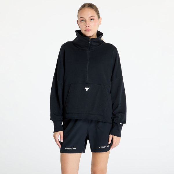 Under Armour Суитшърт Under Armour Project Rock Half Zip Pullover Black L