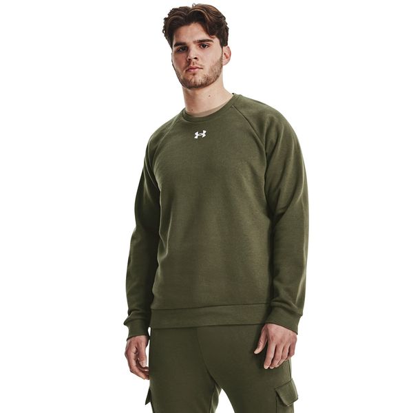 Under Armour Суитшърт Under Armour Rival Fleece Crew Green S