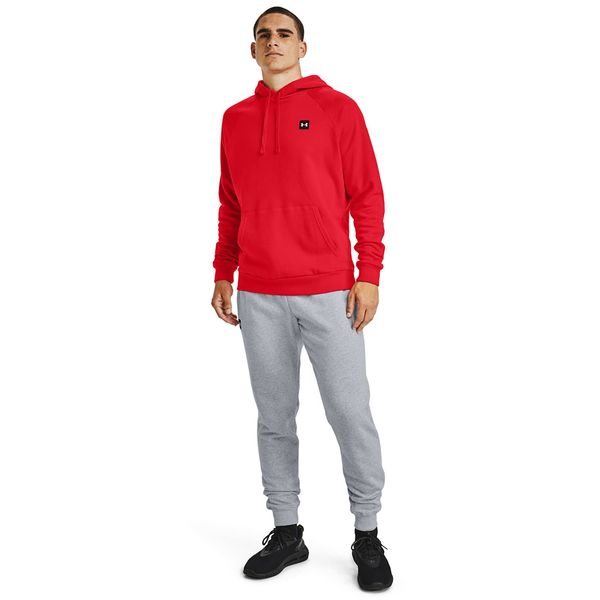 Under Armour Суитшърт Under Armour Rival Fleece Hoodie Red/ Onyx White L