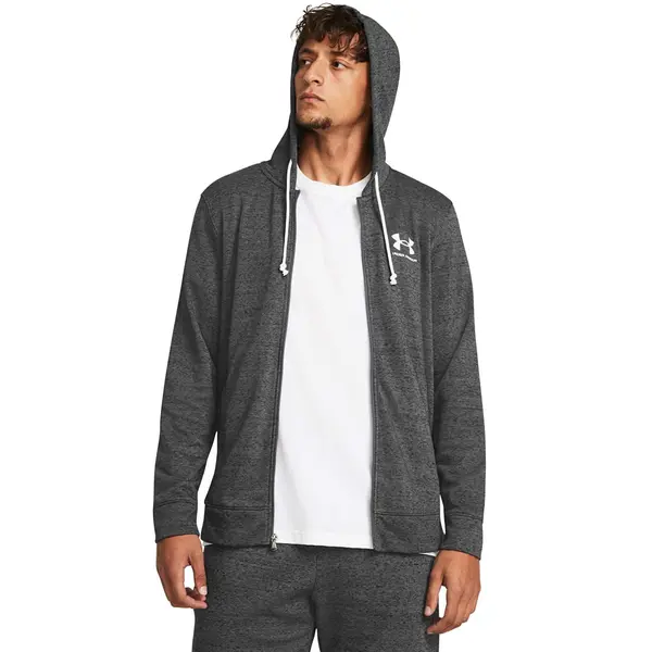 Under Armour Суитшърт Under Armour Rival Terry LC FZ Gray L