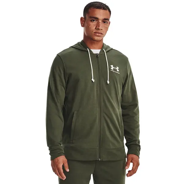 Under Armour Суитшърт Under Armour Rival Terry LC FZ Green M