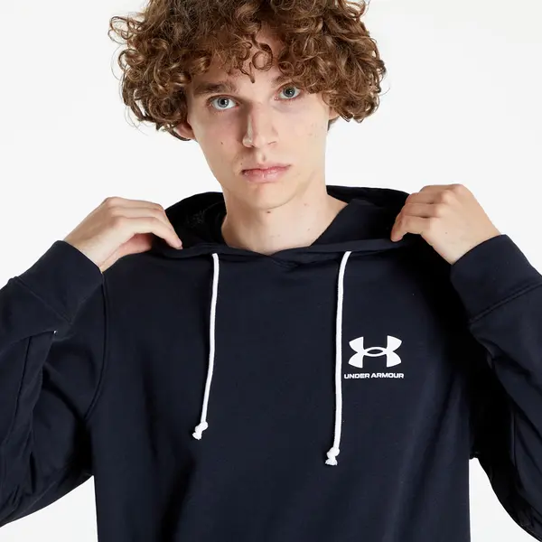 Under Armour Суитшърт Under Armour Rival Terry Lc Hoodie Black/ Onyx White S