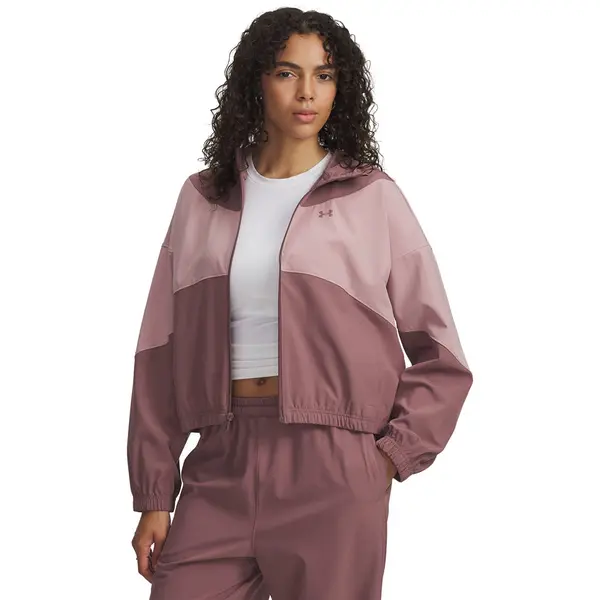 Under Armour Суитшърт Under Armour Rival Woven Jacket Hoodie Brown XS