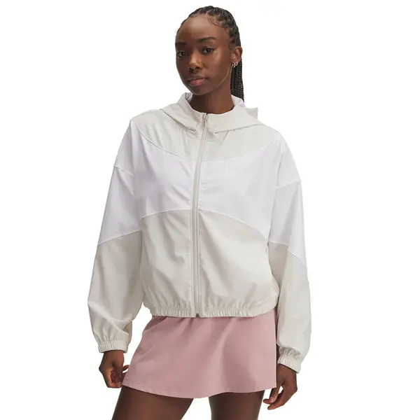 Under Armour Суитшърт Under Armour Rival Woven Jacket Hoodie White L