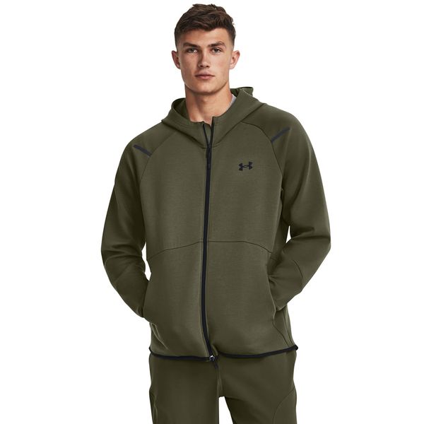 Under Armour Суитшърт Under Armour Unstoppable Fleece FZ Green L