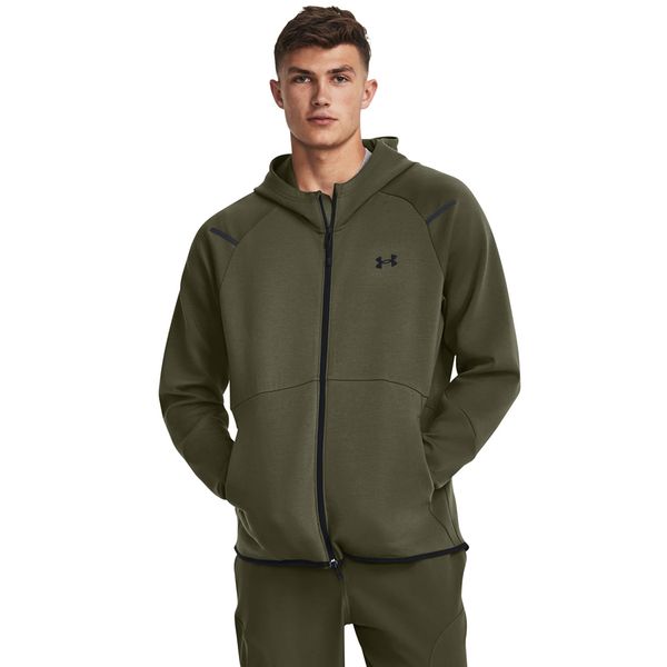 Under Armour Суитшърт Under Armour Unstoppable Fleece FZ Green XL