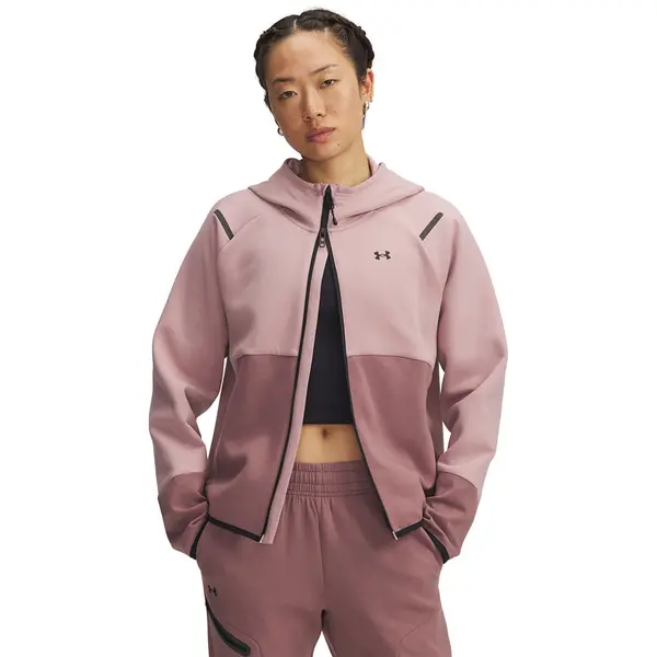 Under Armour Суитшърт Under Armour Unstoppable Fleece Fz Pink S