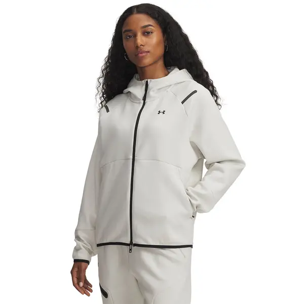 Under Armour Суитшърт Under Armour Unstoppable Fleece Fz White XS