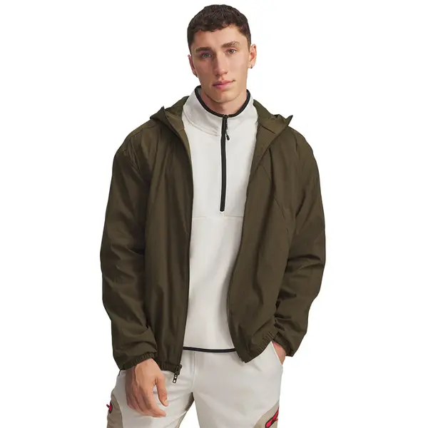 Under Armour Суитшърт Under Armour Unstoppable Txt Woven Jacket Green L