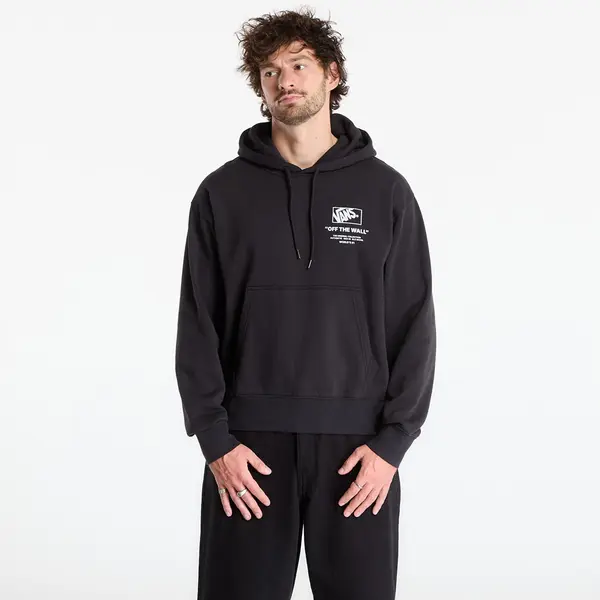 Vans Суитшърт Vans Stacked Hi Pullover Black/ White XL