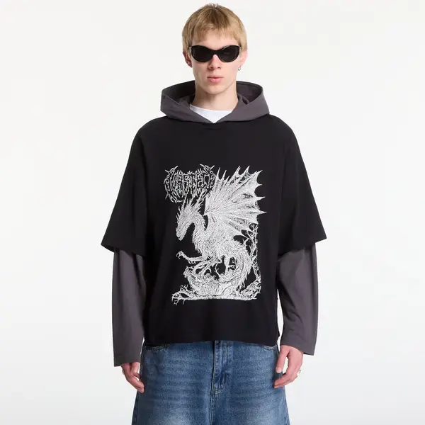 Wasted Paris Суитшърт Wasted Paris Balaur Age Hoodie Black/ Old Black M