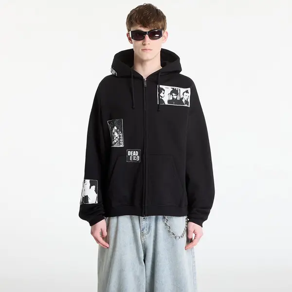 Wasted Paris Суитшърт Wasted Paris M Taunt Boxy Zip Hoodie Black XL