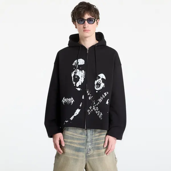 Wasted Paris Суитшърт Wasted Paris M Wrath Zip Hoodie Black XL