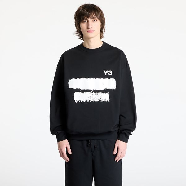 Y-3 Суитшърт Y-3 Graphic Crew Sweater UNISEX Black S