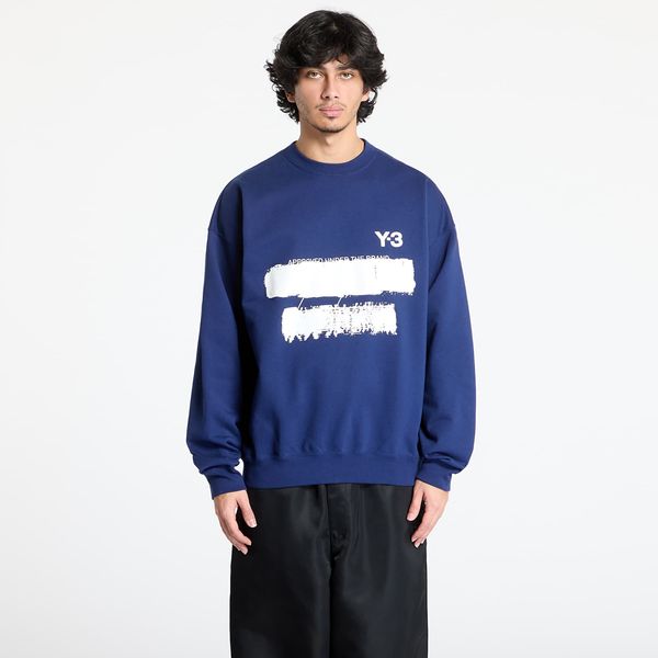 Y-3 Суитшърт Y-3 Graphic Crew Sweatshirt UNISEX Dark Blue S