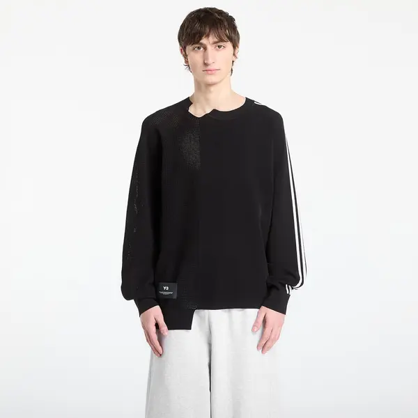 Y-3 Суитшърт Y-3 Logo Knit Sweatshirt Black/ Rayon L