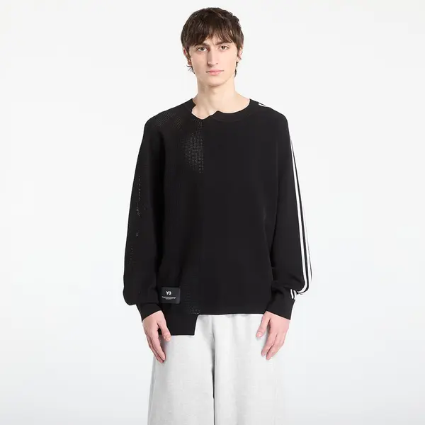 Y-3 Суитшърт Y-3 Logo Knit Sweatshirt Black/ Rayon M