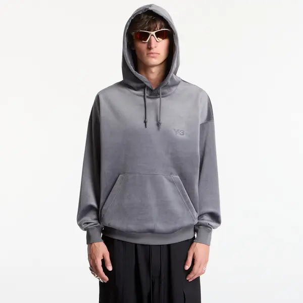 Y-3 Суитшърт Y-3 Velvet Corduroy Hoodie UNISEX Grey Five L