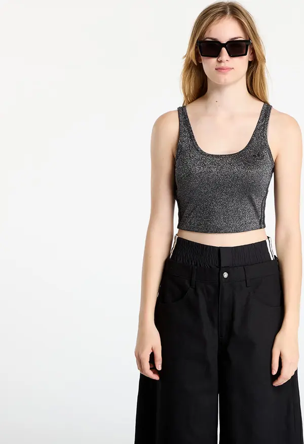 adidas Originals Сутиени adidas Lurex Bralet Black/ Silver Met. M