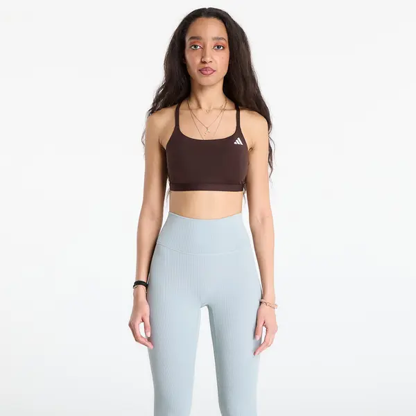 adidas Performance Сутиени adidas Optime Essentials Workout Light Support Bra Aurora Coffee XS