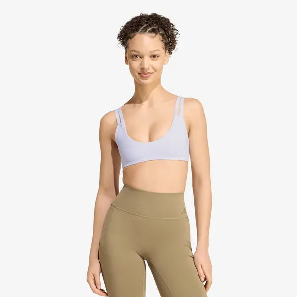 adidas Performance Сутиени adidas Optimé Workout Reversible Twist Light Support Bra Frozen Purple M