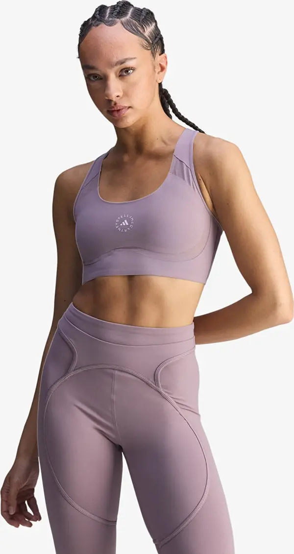 adidas Performance Сутиени adidas x Stella Mccartney Power Impact Training Bra Medium Support Legacy Purple L