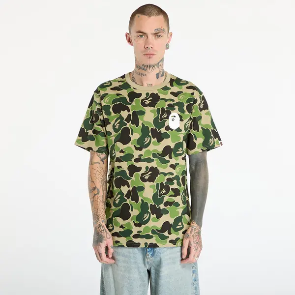 A BATHING APE Тениска A BATHING APE Abc Camo Asnka Tee UNISEX Green L