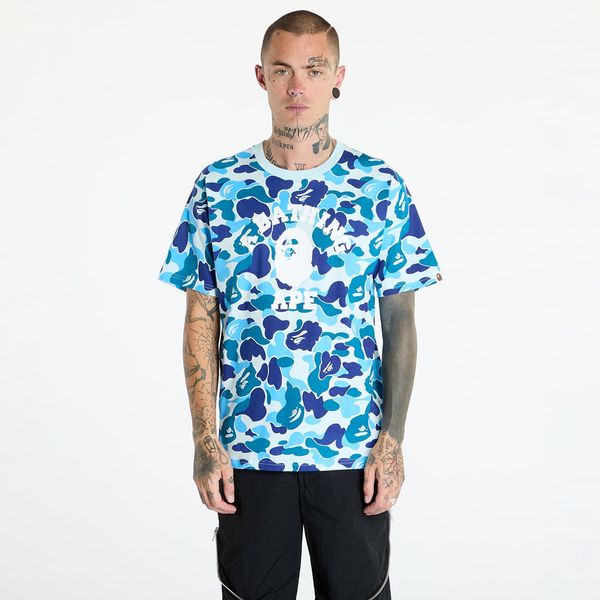 A BATHING APE Тениска A BATHING APE Abc Camo College Tee Blue XXL