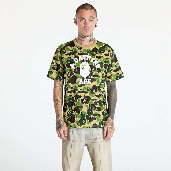 A BATHING APE Тениска A BATHING APE Abc Camo College Tee Green M
