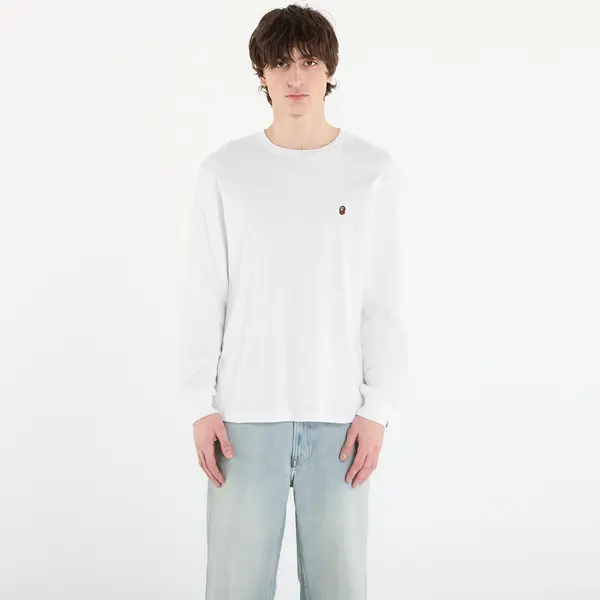 A BATHING APE Тениска A BATHING APE Ape Head One Point Thermal Lt M Underwear White XL