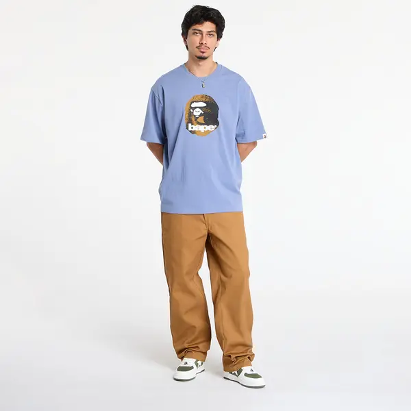 A BATHING APE Тениска A BATHING APE Ape Head Relaxed Fit Tee Navy XXL