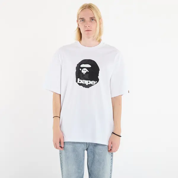 A BATHING APE Тениска A BATHING APE Ape Head Relaxed Fit Tee White M