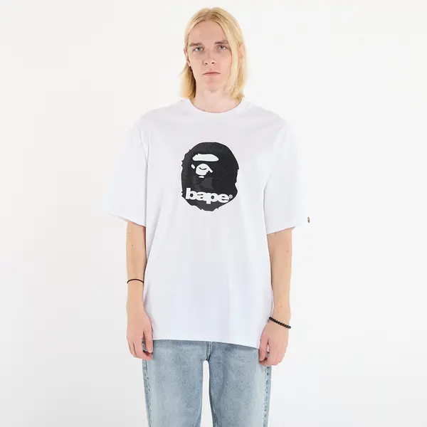 A BATHING APE Тениска A BATHING APE Ape Head Relaxed Fit Tee White XXL