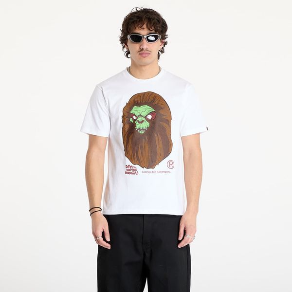 A BATHING APE Тениска A BATHING APE Bape Horror Mad Face UNISEX Tee White M