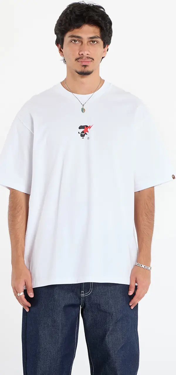 A BATHING APE Тениска A BATHING APE Bape Sta Ape Face Relaxed Fit Tee White L