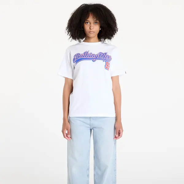 A BATHING APE Тениска A BATHING APE Baseball Logo Tee UNISEX White/ Blue XL