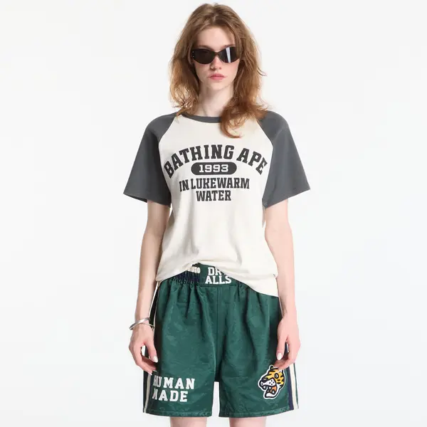 A BATHING APE Тениска A Bathing Ape Bathing Ape Raglan Tee UNISEX Charcoal XL