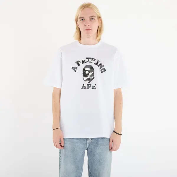 A BATHING APE Тениска A BATHING APE City Camo College Tee UNISEX White XL