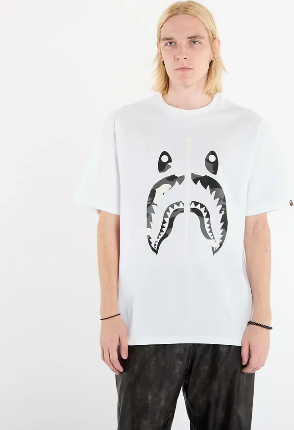 A BATHING APE Тениска A BATHING APE City Camo Shark Tee UNISEX White XL