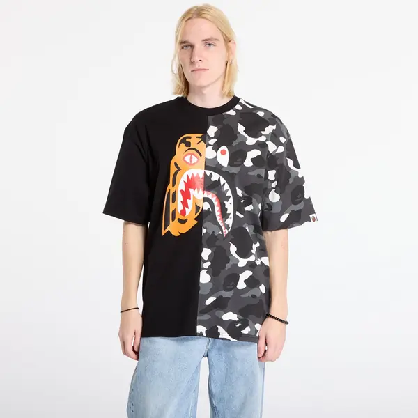 A BATHING APE Тениска A BATHING APE City Camo Tiger Shark Relaxed Fit Tee UNISEX Black M